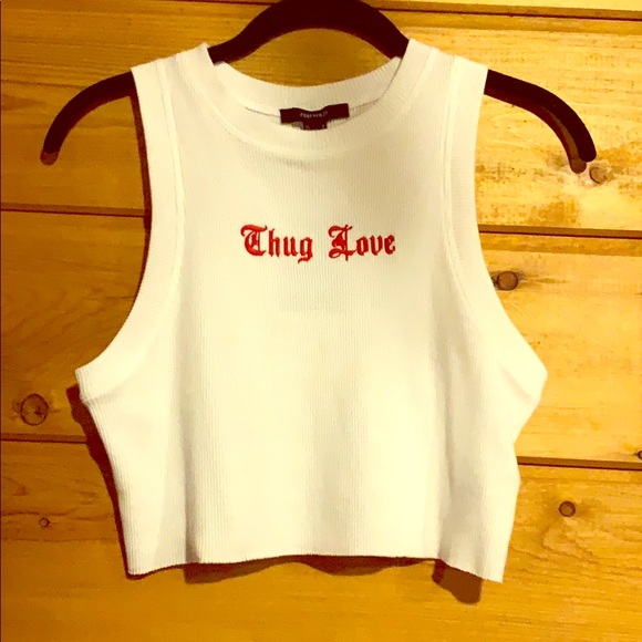 tupac crop top forever 21